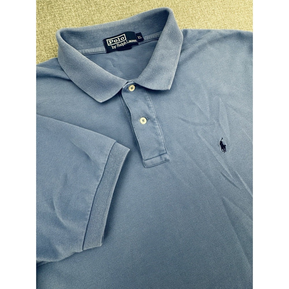Polo By Ralph Lauren Shirt Mens XL‎ Short Sleeve Cotton Blue